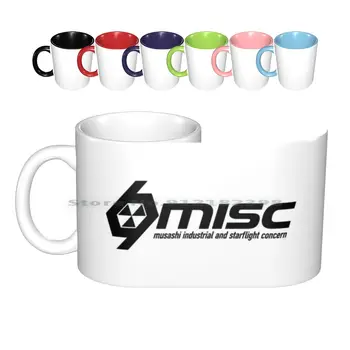 Misc Star Logotipo Juodosios Keramikos Puodelius Kavos Puodeliai Pieno, Arbatos Puodelis Misc Star Laivo Vietos Rsi Prospector Freelancer Kūrybos Tendencijos